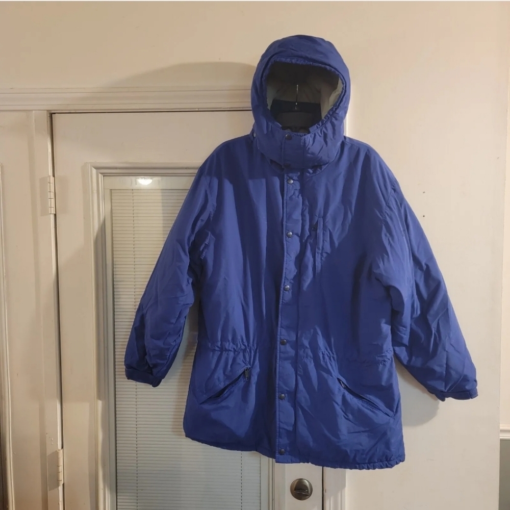 Vtg LL Bean Mens 90s USA Penobscot Parka  Jacket w Hood. Made in USA Size L